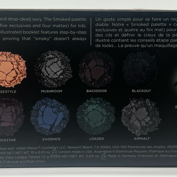 Urban Decay Smoked Palette Brand New in Box Discontinued and hard to find new! - Picture 8 of 8